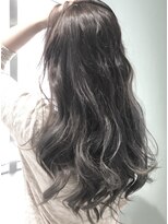 ミエルヘアーエスト 新宿店(mielhair est)&nbsp;スモーキーアッシュ×ロングレイヤー