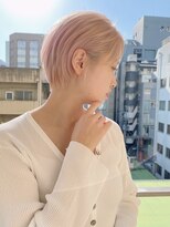 ロンド ストラーダ 心斎橋(Lond strada)&nbsp;ショート×ハイライト白髪ぼかし×シルキーベージュ[心斎橋]