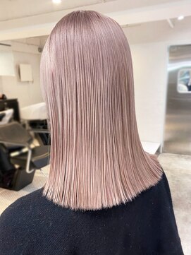 アルバム 渋谷パルコ(ALBUM) ホワイトピンク_セクションカラーペールベージュ_ba384101