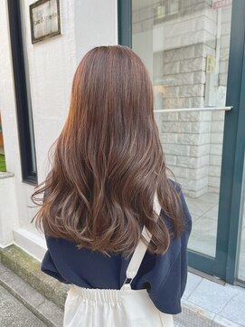 アフロートpd+ KOBE(AFLOATpd+) 【水田】韓国風巻き×シナモングレージュ