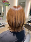 ミルキーベージュ外ハネボブ