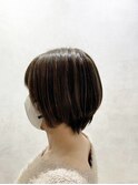 ハイライトで作るショート/辻堂/カット/ショートボブ