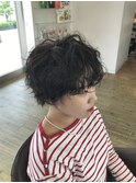 外国人風ハードパーマ