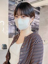 アイティーバイアルバム 下北沢店(IT by ALBUM)&nbsp;ショートボブ_斜めバンググレージュカラー_ba418581