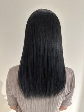 アヴァンスクロス あべのルシアス店(AVANCE.CROSS) アディクシーカラーでブルーブラック