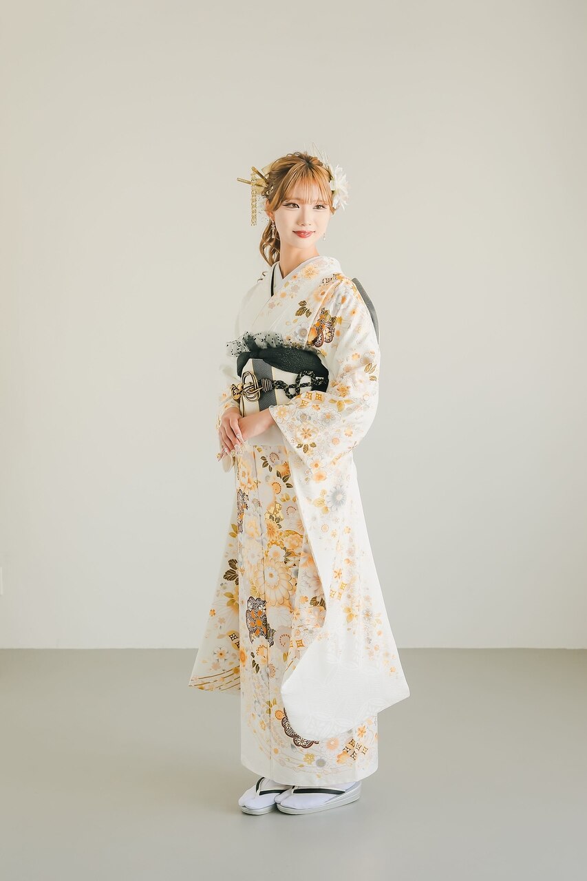 成人式』前撮り 撮影 ハイトーンカラーまとまるヘアセット：L190136528