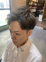 オーバー 町田店(OVER)&nbsp;アップバング×メッシュ