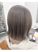 透明感ベージュカラー