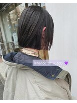 アース 青葉台店(HAIR&MAKE EARTH) タッセルボブ× インナーカラー