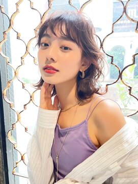 エース (ACE) ACE 横浜 ウルフパーマ×ミルクブラウン