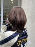 髪質改善カラー×セミロング【武庫之荘/レイヤーカット】