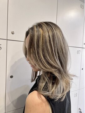 ファーム 大崎店(FAAM) ハイライト×レイヤーカット