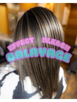 ヘアーメイク ダンス(hair make DANCE) エフェクトブリーチでバレイヤージュ！  出来るとこまで！