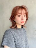 【MANON】アプリコットベージュxくびれミディアム