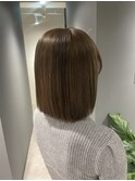 切りっぱなしボブカット