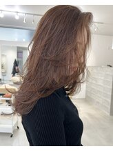 ザワン(the one .) 【the one.】 レイヤースタイルとブラウンベージュ -TANAKA-