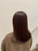 アッシュ 中目黒店(Ash)&nbsp;派手すぎないピンクブラウンカラー