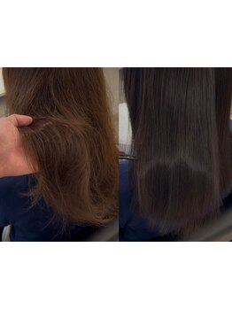 こだわりの商材を使用し日々のお手入れから乾かし方のアドバイスなど細部までサポート◎艶やかな美髪に♪