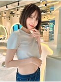 イメチェンヘアスタイル/外ハネボブ/美髪のススメ/ワイドバング