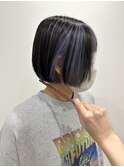 ニシグチstyle 【アンブレラカラー/ブルーラベンダー／ボブ】