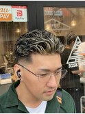 オールバックパーマ
