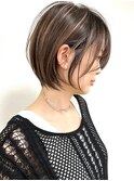 ハイライトバレイヤージュダブルカラーケアプリーチ30代40
