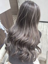 ベルヘアーデザイン 堺東(Belle hair Design) コントラストハイライトレイヤーカット堺東イルミナカラー白髪