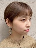 #パッツン前髪　#ショートスタイル