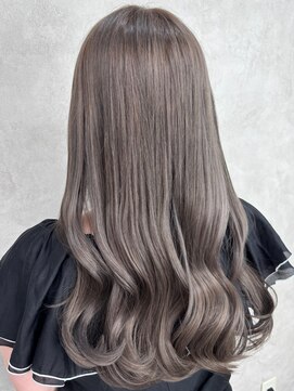 ルノン(LUNON) 暗めカラーグランマッシュデザインカラーフェイスフレーミング