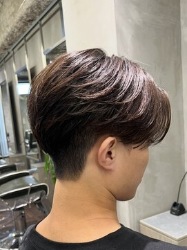 スキルメイト 天神(SKILL MATE) センターパート 毛流れ