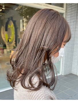 アクアオモテサンドウ(ACQUA omotesando) ミルクティーグレージュ/透明感カラー/ブリーチなしダブルカラー