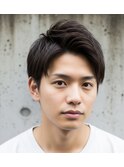 ○アップバング/メンズカット/ツーブロック/ビジネスマン