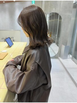 リオーエン 渋谷 原宿 明治神宮前(RiOen.) 【渋谷】ブリーチなし透明感カラー　グレージュ