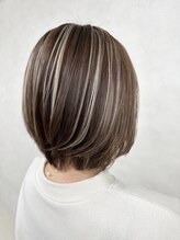 アース 越谷店(HAIR&MAKE EARTH) ショート/ハイライト/白髪ぼかし/ボブ/白髪染め/リタッチ