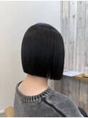 切りっぱなしボブ