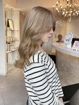 ソワンドブレスセルン 心斎橋(soin de brace cerne) ミルクティーベージュ/ハイトーンカラー/小顔【心斎橋】