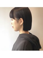 エンタリティリット(entality lit)&nbsp;ぱつっと感×切りっぱなしボブ