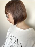 30代から50代大人女性の艶ボブ 小顔美シルエットヘア