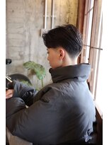 アイビーシー(I.B.C) センターパート×テーパーフェード