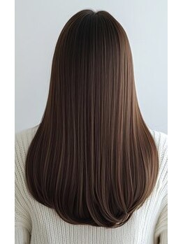 チェスター ヘアデザイン(Chester)の写真/驚くほどのツヤと、しっとりまとまる髪へ。ダメージレスストレート◎