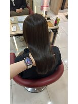 フェイス 伊勢原(FACE。)&nbsp;【伊勢原】イルミナカラー+髪質改善で叶える透明感オリーブ