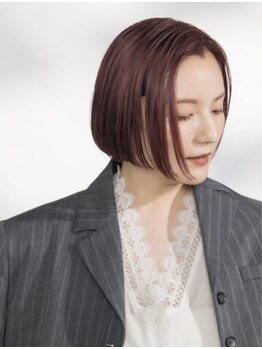 アトムズ(AtomZ)の写真/白髪×ぼかすハイライト♪白髪のお悩みを解決☆艶と透明感たっぷりシアーカラー◆理想のスタイルに導きます