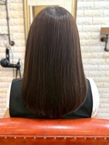 アトリエ ミム 二子玉川店(atelier mim) ナチュラルブラウン 髪質改善トリートメント 艶髪 ミディアム