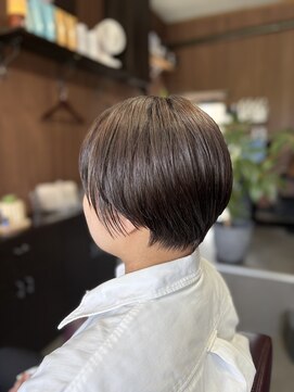 アオイ(Aoi) 【お手入れ簡単】乾かすだけでまとまるショートボブ