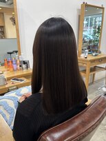 サロン(SALON)&nbsp;切りっぱなしボブ/ストレートパーマ/髪質改善トリートメント