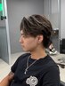 【オーダー急増中流れるフェザーパーマ】カット＋フェザーパーマ￥13900