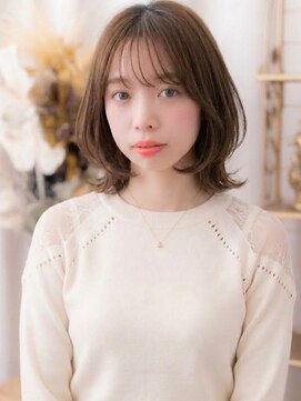 カバーヘア ブリス 北浦和(COVER HAIR bliss) ローライトカラーシースルーバングくびれレイヤーミディ20代c9