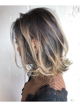 エイト 福岡天神店(EIGHT fukuoka) 【EIGHT福岡】nabe_コントラストバレイヤージュクリアベージュ★