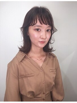 マルケ ドゥ マッシュ(MaruQuee de mashu) 顔まわりのゆるふわ。