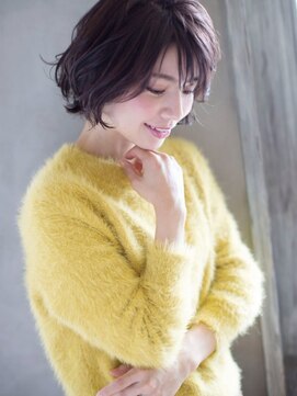 ナナナ パレナ 大津膳所店(nanana parena) 艶と透明感意識したアッシュブラウン♪柔らかおしゃれショート◇